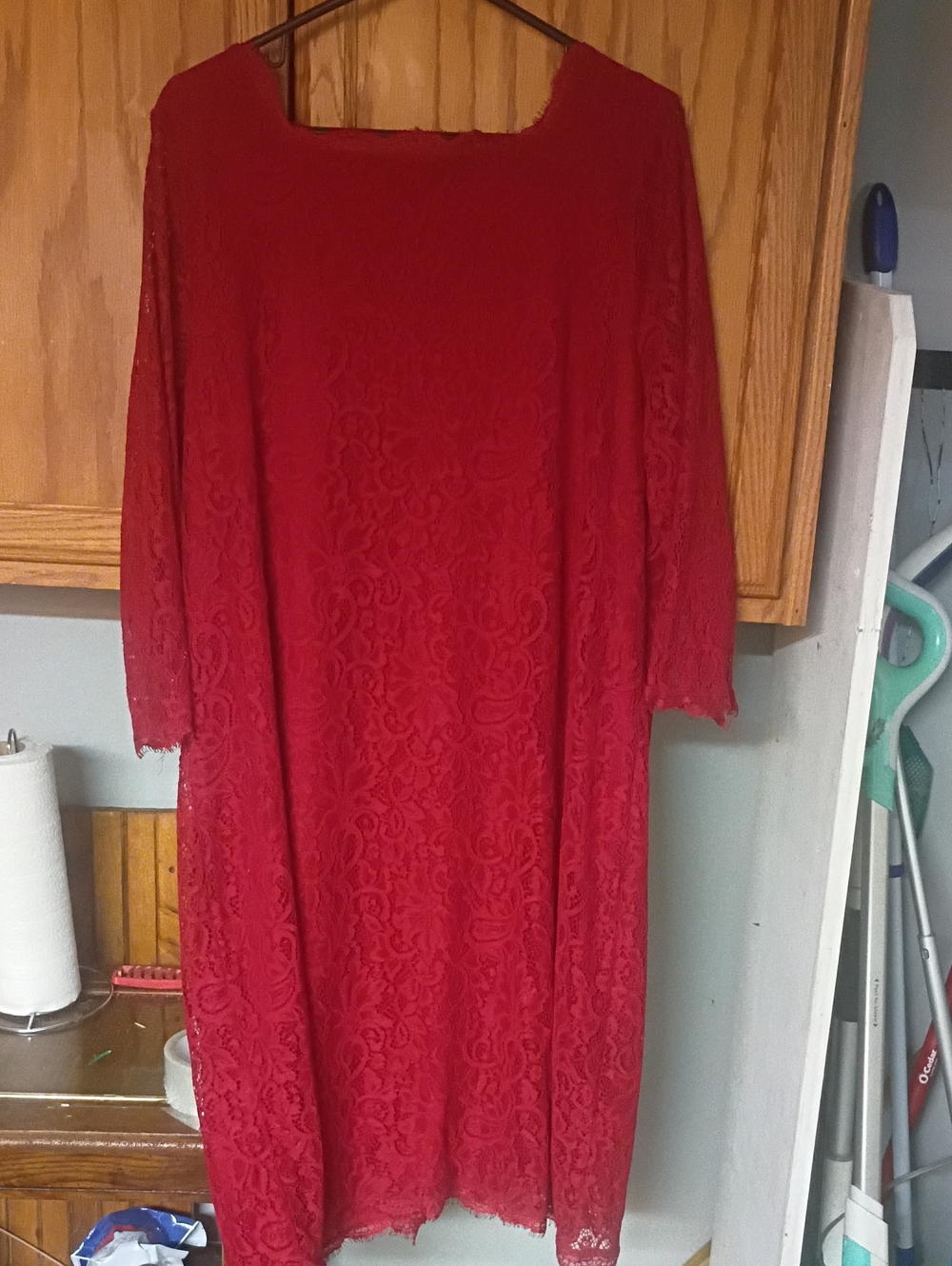 NWT Red Lace Cocktail Dress - Women